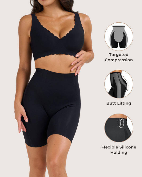 Short Gainant Taille Haute