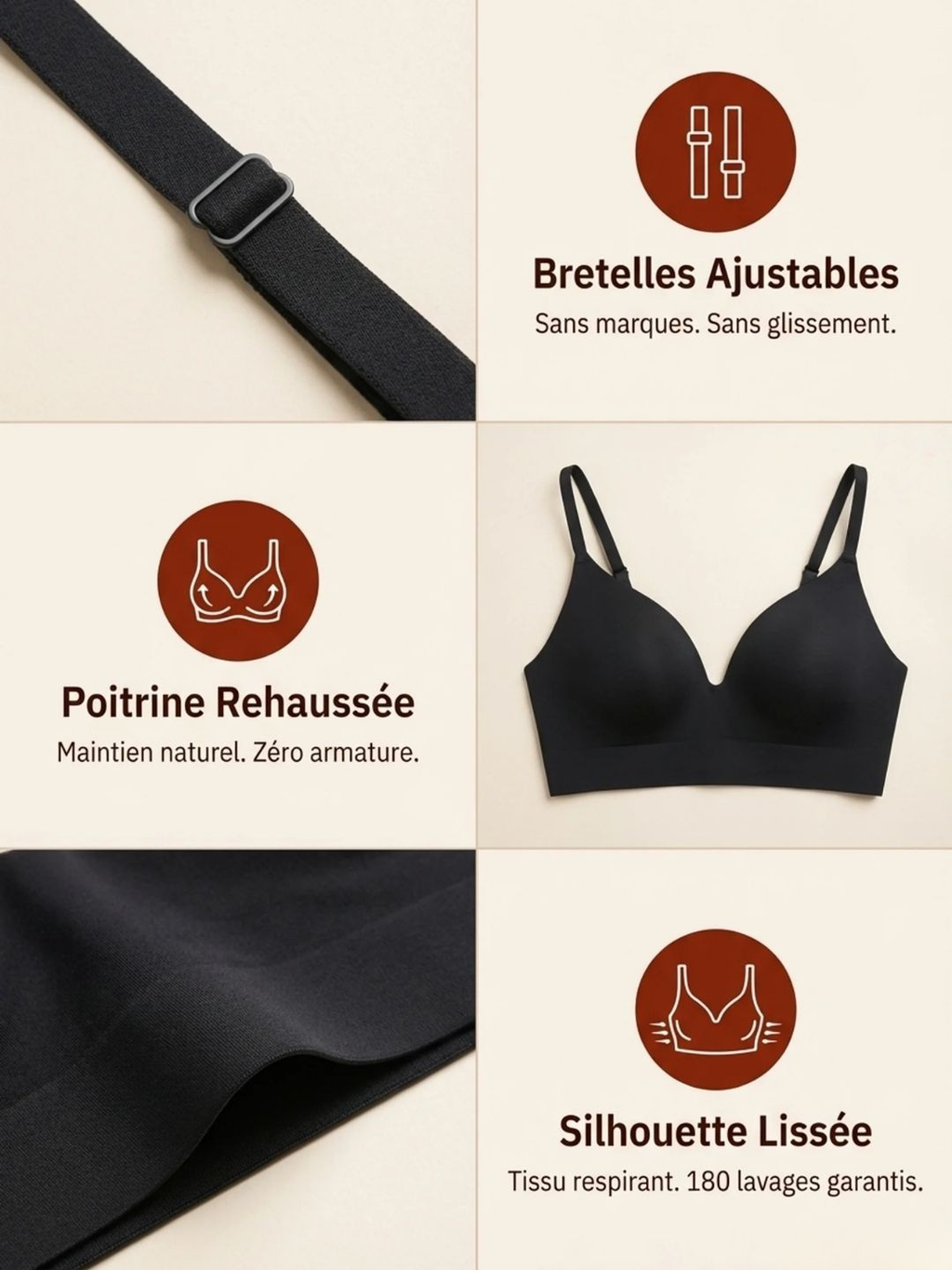 Soutien-gorge sans armature - ELVA