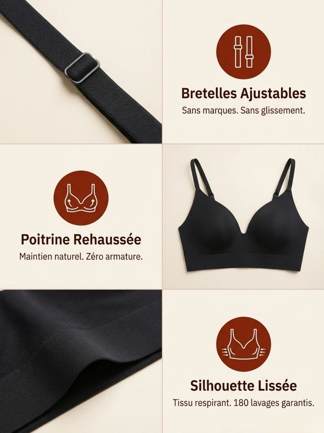 Soutien-gorge sans armature - ELVA